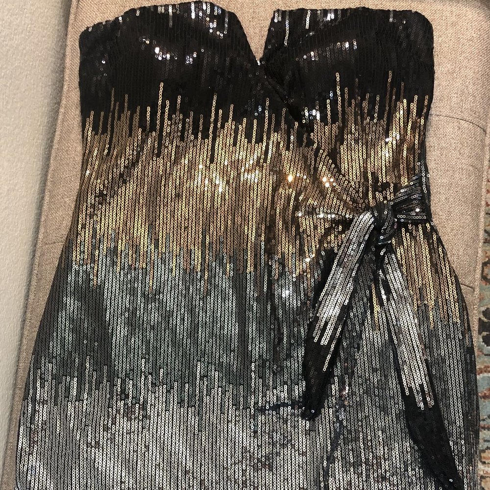 Sexy Decollete Cocktail Party Mini Dress